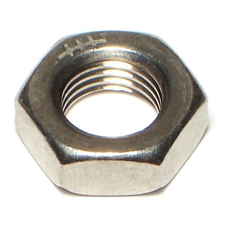 Midwest Fastener Lock Nut, 7/16"-20, 18-8 Stainless Steel, Not Graded, 8 PK 77004